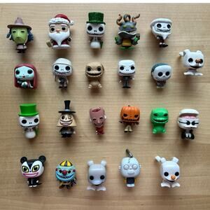 FUNKO Disney Nightmare Before Christmas Lot of 22 Mini Figures